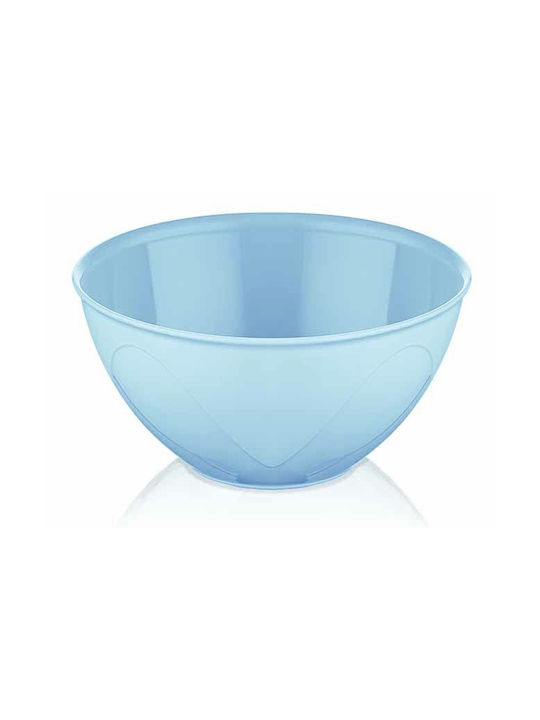 Homestyle Servierschüssel Rund Kunststoff Blau mit Durchmesser 16.5cm