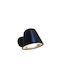 Viokef Marc Pc Modern Lamp Wall with Socket GU10 Black 11.8x9.4cm