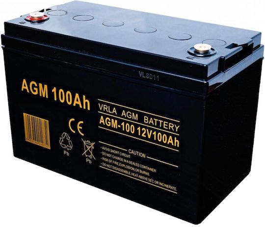Volt Polska Μπαταρία UPS με Χωρητικότητα 100Ah και Τάση 12V 6AKUXAG100