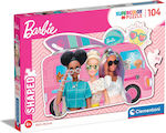 Kids Puzzle Shaped Barbie for 6++ Years 104pcs Clementoni