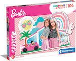 Kids Puzzle Barbie Supercolor for 6++ Years 104pcs Clementoni