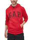 Sweatshirt with Hood Red