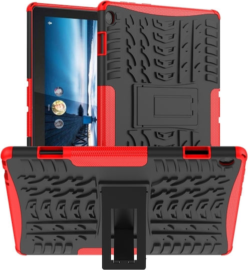Tire Textur Rückseite Dauerhafte Rote (Lenovo Tab M10 10.1")