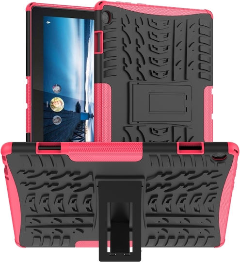 Tire Texture Back Cover Ανθεκτική Ροζ (Lenovo Tab M10 10.1")
