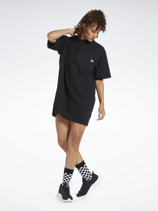 Classics Rochii De Vară Pentru Femei Mini Tricou Rochie Neagră