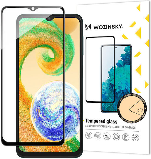 Wozinsky 9H Full Glue Full Face Tempered Glass Μαύρο (Galaxy A04s)