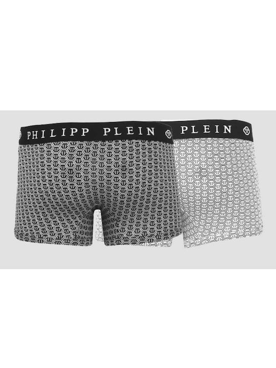 Philipp Plein Ανδρικά Μποξεράκια Πολύχρωμα με Σχέδια 2Pack