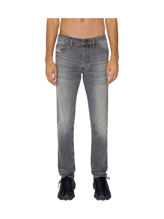 D-Luster Men's Jeans Pants Elastic with Slim Fit Gray