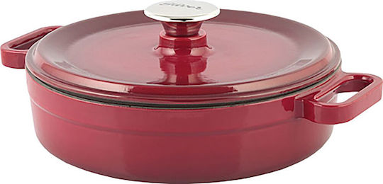 Silver Cookware Ρηχή Κατσαρόλα από Μαντέμι 2.5lt