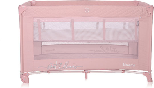 Lorelli Noemi Loc de joacă 2 Nivele cu Saltea Roz 127x65cm
