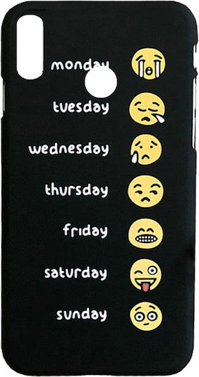 Huawei Back Cover Silicone Eco Emoji Week (Huawei P20 Lite)