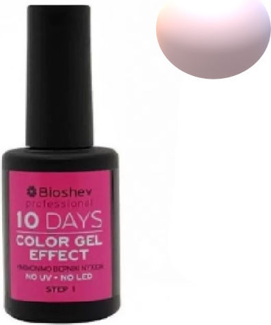 Bioshev Professional 10 Tage Farb Gel Effekt Glossy Nagellack Lang anhaltende Politur Rosa 243 11ml
