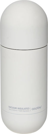 Asobu Orb Μπουκάλι Θερμός Ανοξείδωτο 460ml Λευκό