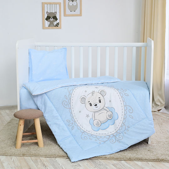 Lorelli Σет За Количка Little Bear Светлосин 4бр