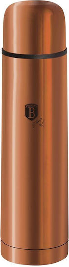 Berlinger Haus Flask Metallic Bottle Thermos Stainless Steel 750ml Rose Gold with Cap-Cup