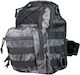 Mijo One Strap Στρατιωτικό Σακίδιο Πλάτης Black Python 10lt
