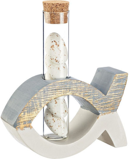 Christening Favor with Glass Fish Jar M4654-2