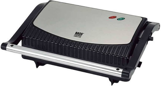 Bass Polska BP-BH10394 Sandwich Maker pentru for 2 Sandwiches Sandvișuri 1000W Neagră