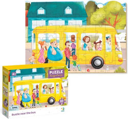 Παιδικό Puzzle Bustle Near The Bus 60pcs για 4+ Ετών Dodo