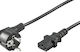 ATC IEC C13 - Schuko Cablu 3m Negru (06.002.0007)
