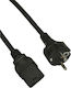 Akyga Schuko - IEC C19 Cablu 1.8m Negru (AK-UP-01)