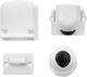Bocioland Cabinet & Drawer Lock with Magnet made of Plastic in White Color 4pcs