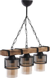 HomeMarkt Lampă Suspendată Maro 50x9x60 cm