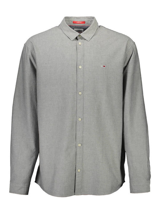 Tommy Hilfiger Men's Shirt Long Sleeve Gray