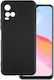Silky Soft Touch Umschlag Rückseite Silikon Schwarz (Vivo Y21 / Y21s / Y33s)
