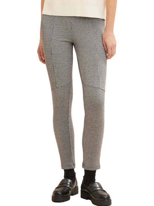 Dama Tesatura Pantaloni Carou Bej