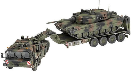 Revell SLT 50-3 "Elefant" + Leopard 2A4 Фигура за Моделизъм Резервоар 421 Части в Мащаб 1:72