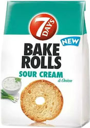 7days Крекери Bake Rolls със вкус на заквасена сметана 80гр