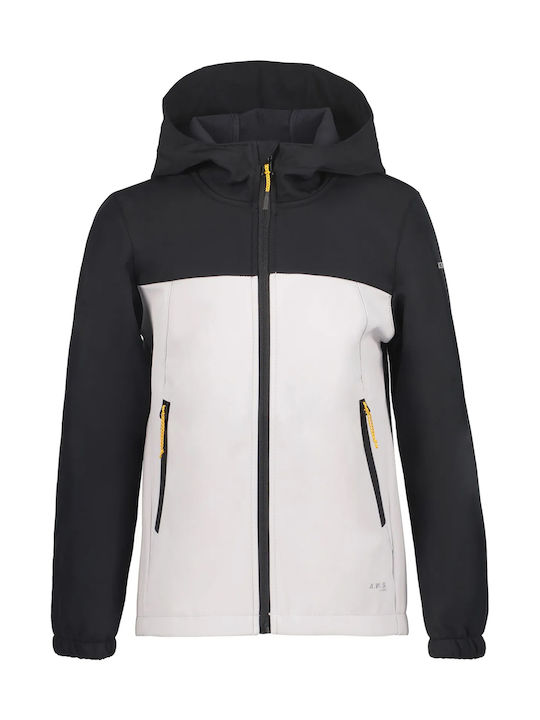 Icepeak Kids' Sports Jacket Short with Hood Gray