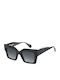 Gigi Barcelona Kendall Women's Sunglasses with Black Plastic Frame and Black Gradient Lens 6737/1