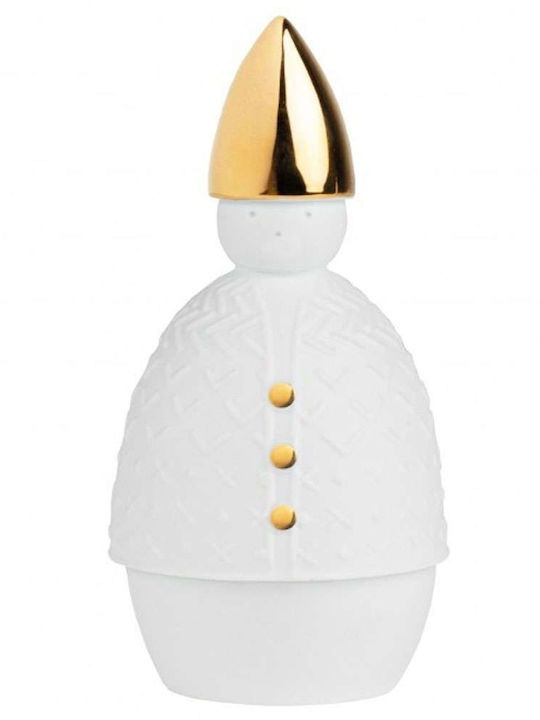 Raeder Christmas Ceramic Figure Length 6cm Santa