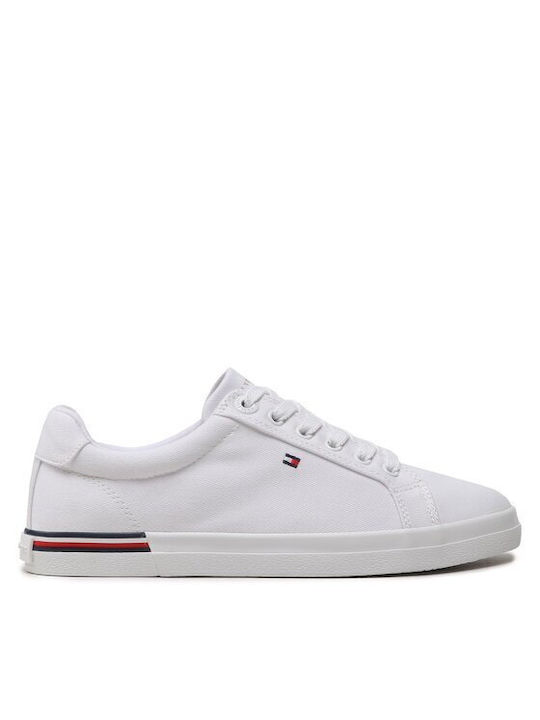 Tommy Hilfiger Essential Stripes Γυναικεία Sneakers Λευκά