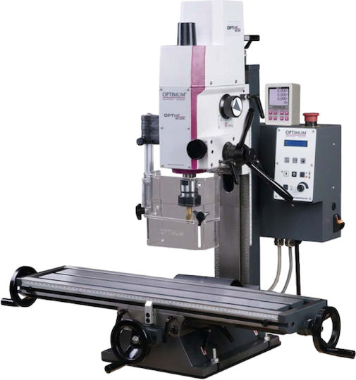 Optimum Mașină de găurit & MIlling MH 20VLD cu Putere 750 Watt