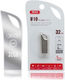 XO U10 32GB USB 2.0 Stick Argintiu