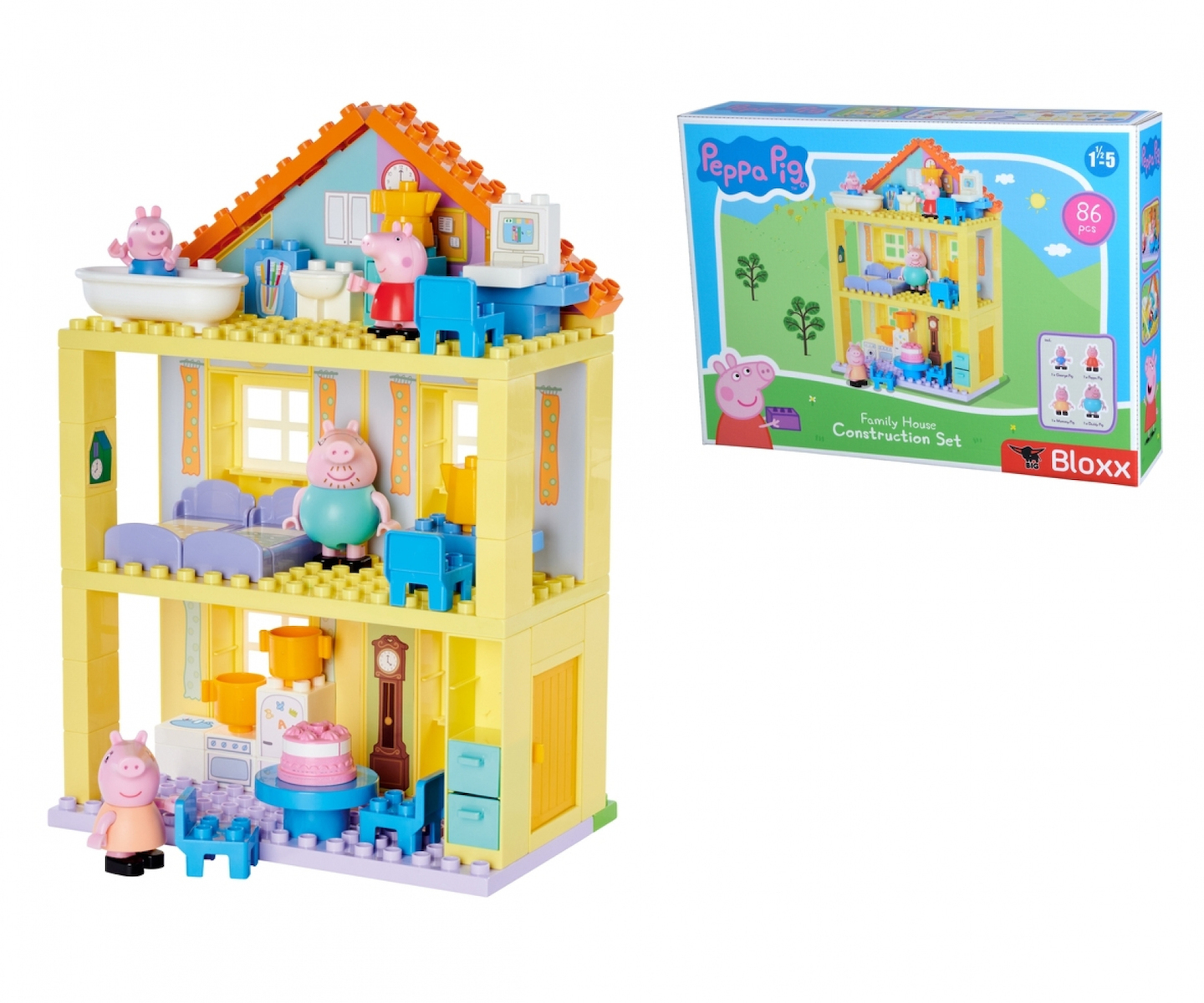 Peppa pig hotsell lego house instructions