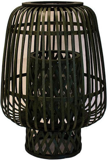 Atmosphera Floortop Bamboo Lantern Black 32x32x56cm