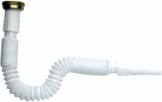 Bonomini Plastic Siphon Sink with Output 40mm White