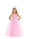 Kids Carnival Costume Princess Cecilia -F