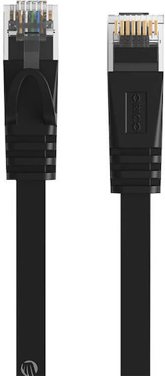 Orico Flat U/UTP Cat.6 Ethernet Network Cable 20m Black 1pcs