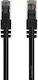 Orico Flat U/UTP Cat.6 Ethernet Network Cable 10m Black 1pcs