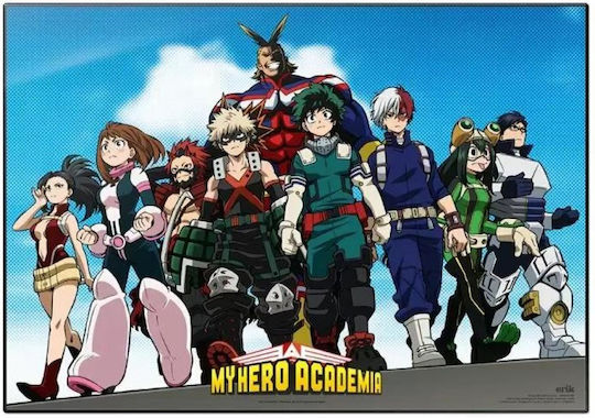 Grupo Erik Single Desk Pad Plastic My Hero Academia Multicolour 34.5x49.5cm
