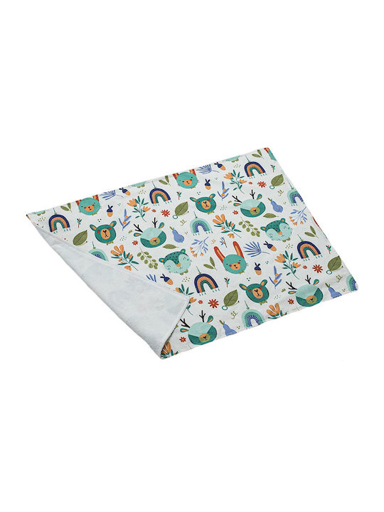 Waterproof Burp Cloth Forest 4209 Green 60x80cm