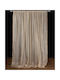 Silk Fashion Curtain with Pencil Pleat NX6104 Ivory 280x300cm