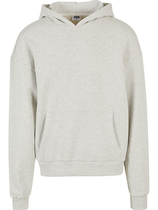 Urban Classics Φούτερ με Κουκούλα Light Grey