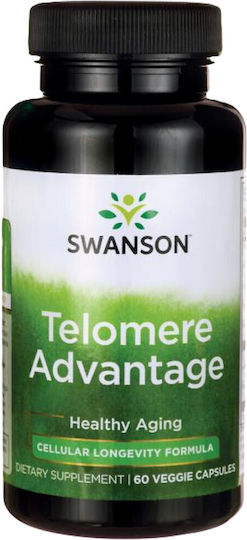 Swanson Ultra Telomere Advantage Spezielles Nahrungsergänzungsmittel 60 veg. Kappen