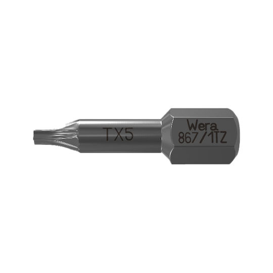 Wera Μύτη Κατσαβιδιού Torx με Μέγεθος T6 25mm